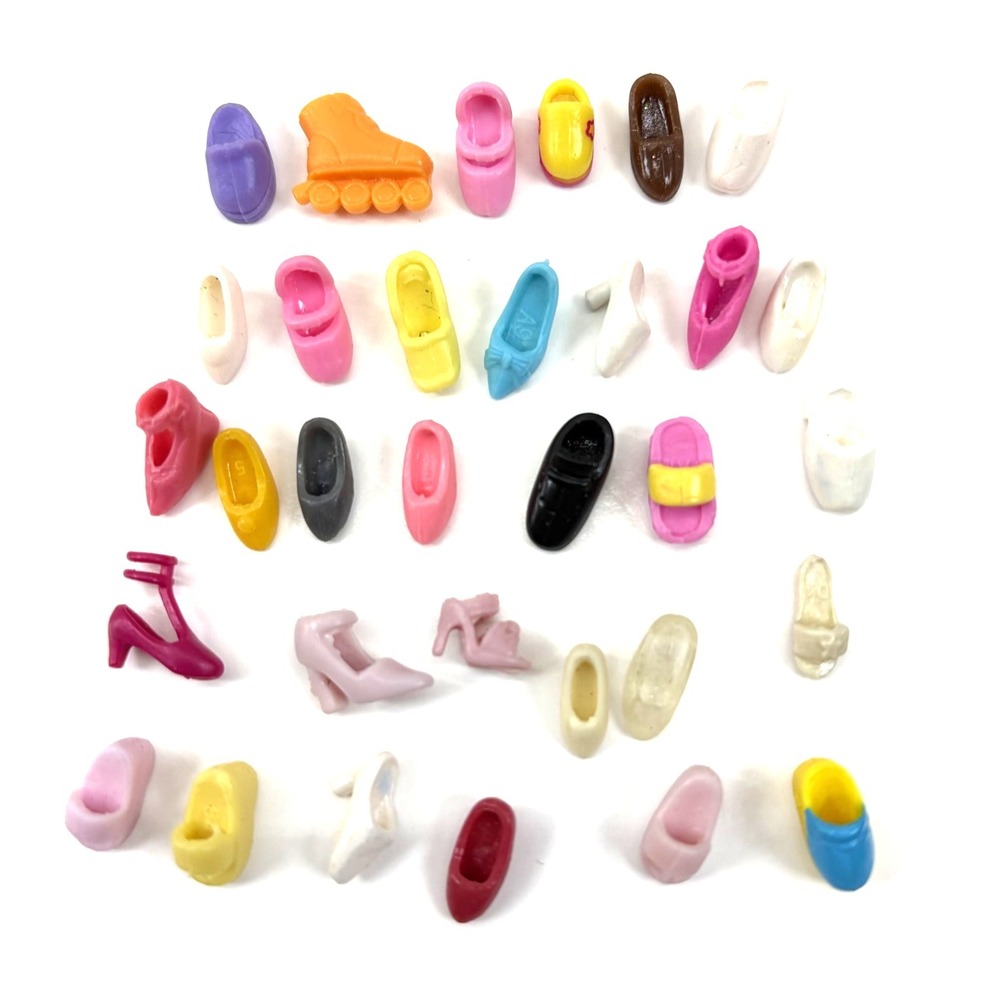 Polly Pocket Doll Accessory 32 SINGLE Shoes Boots Slippers NO MATES Replacement